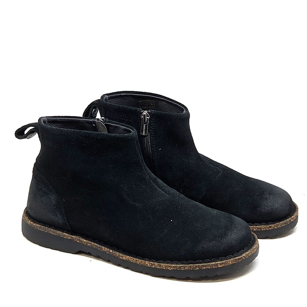 Birkenstock Ankle Zip Black  Boots Womens Size 39 US 8